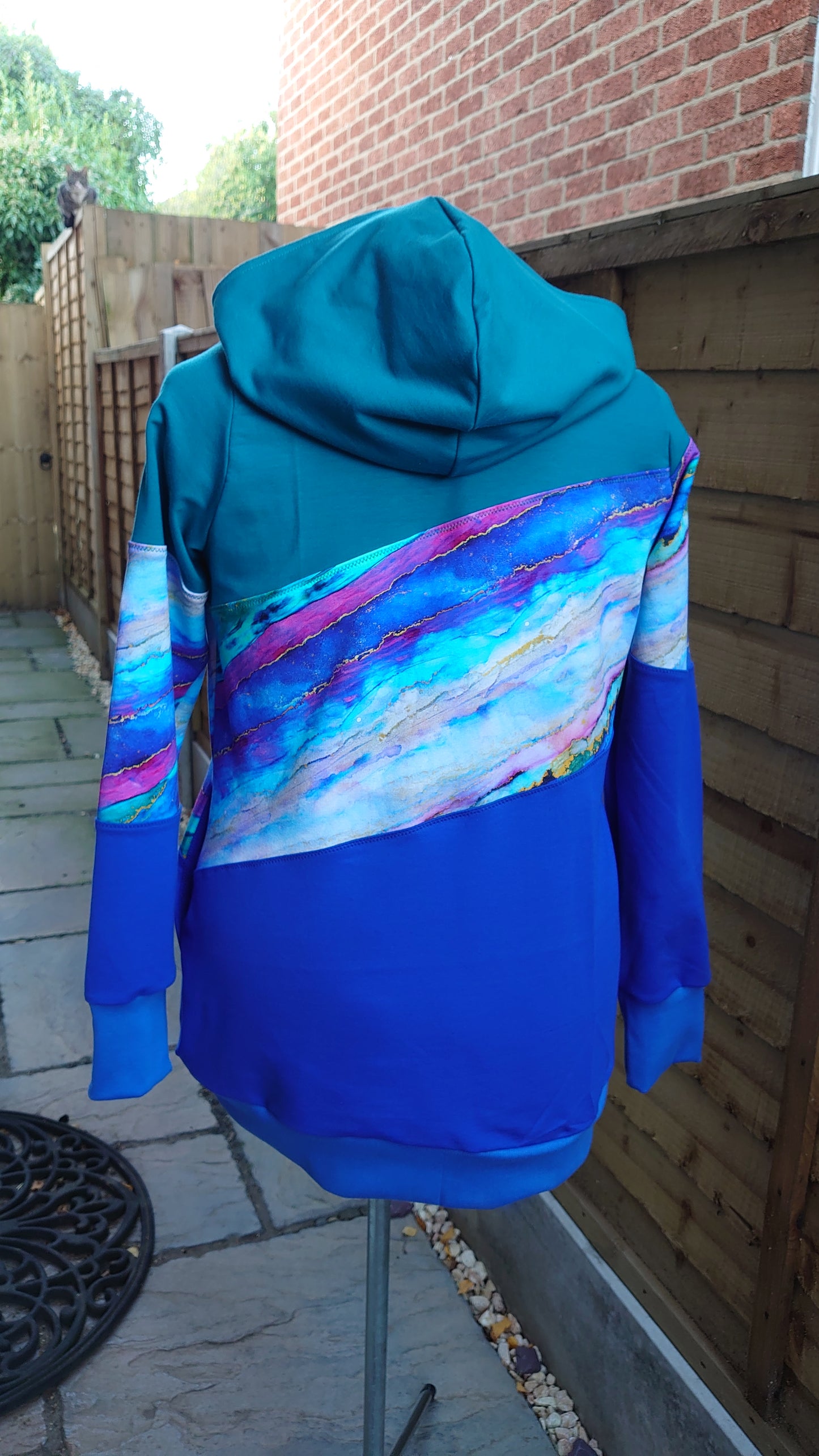 Cobalt Blue French Terry Loopback Cotton Jersey