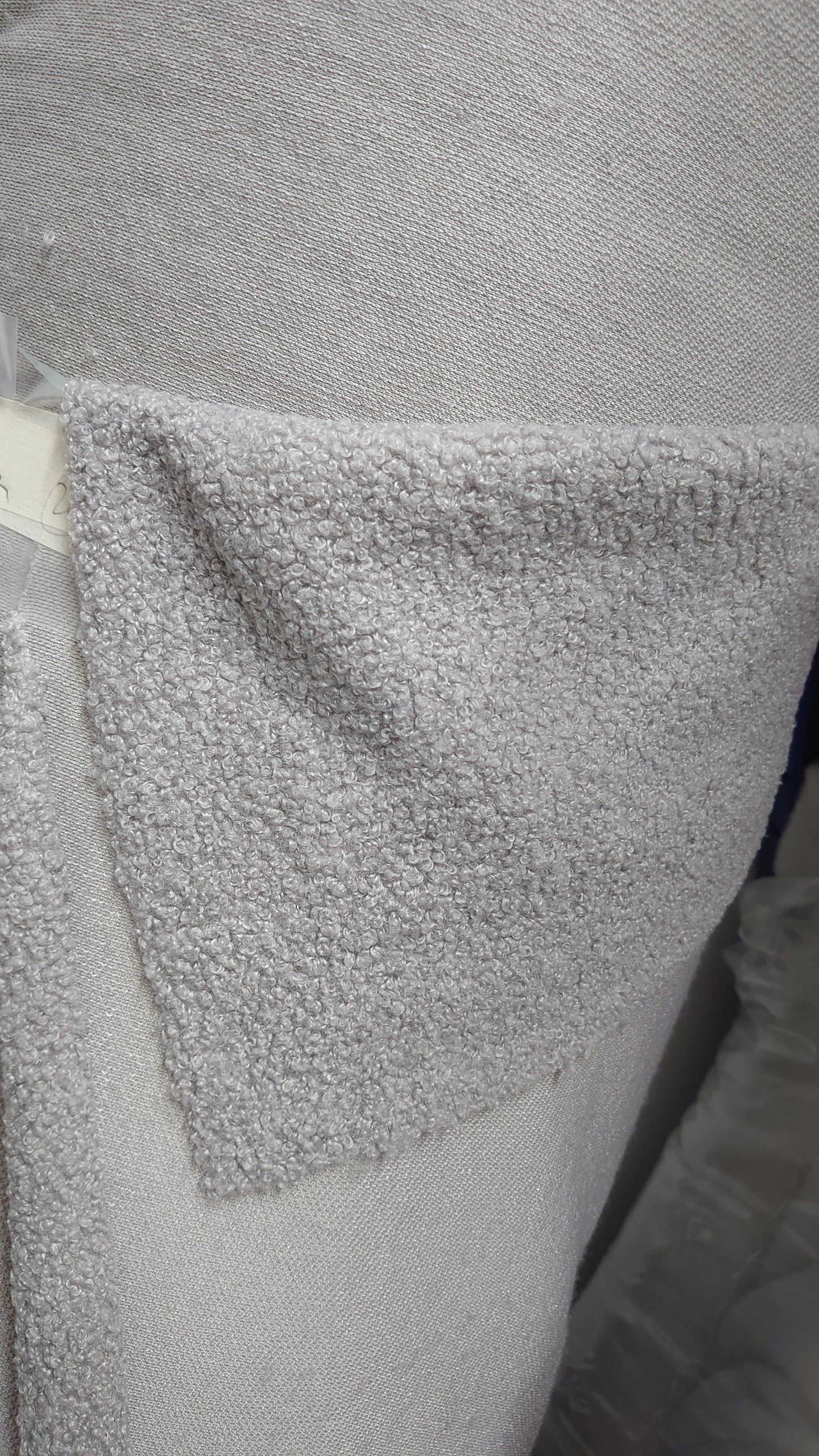 Silver Sherpa Fleece