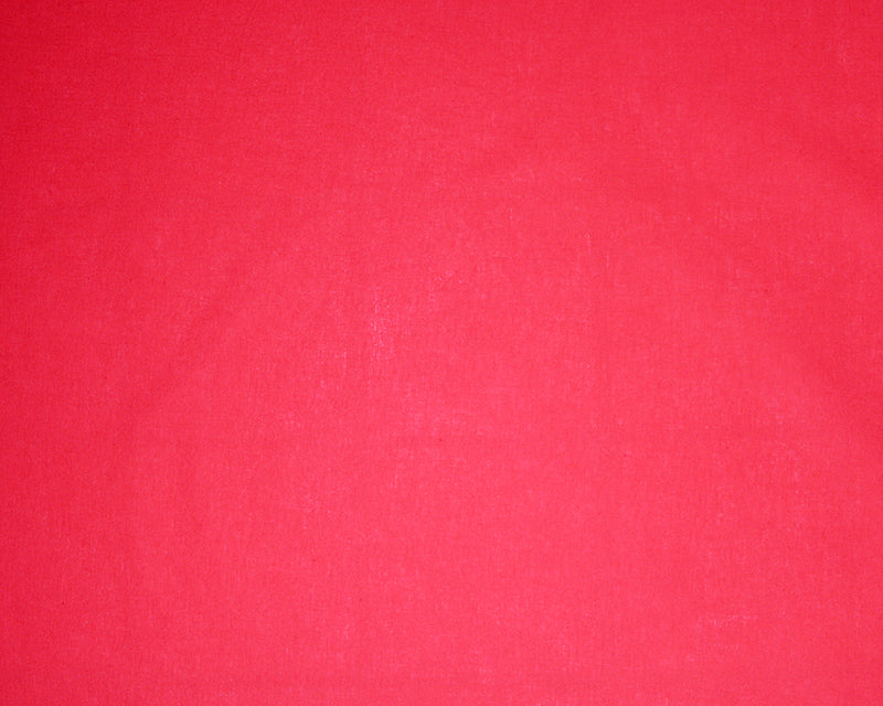 Plain Red 100% Cotton