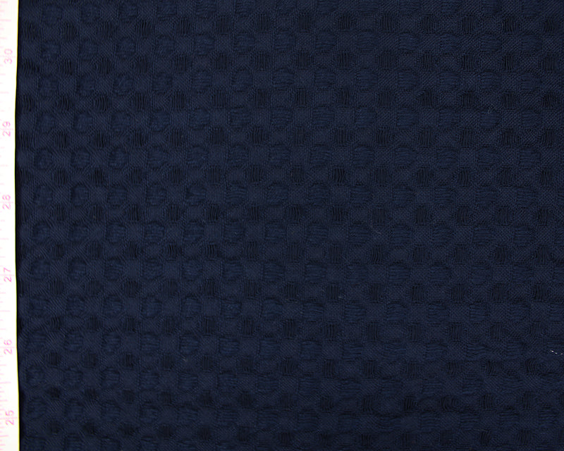 Large Cotton Waffle - Navy