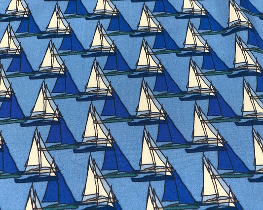 Sail Boats Viscose
