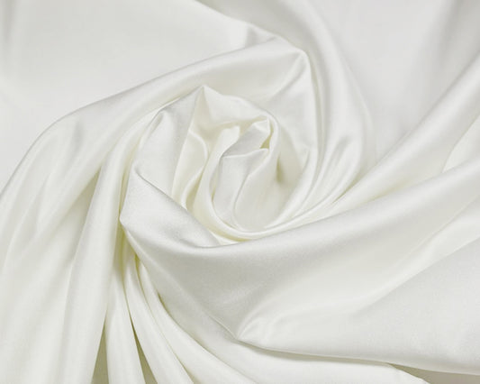 Duchess Satin fabric - Ivory