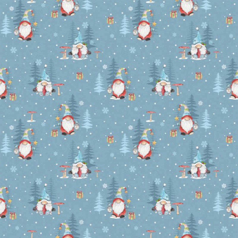 Christmas Gonks Nutex 100% Cotton