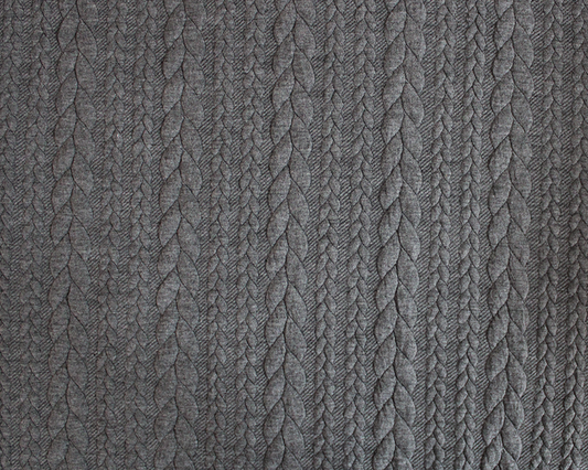 Cable Knit Grey