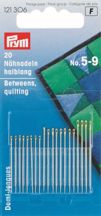 Prym Hand Sewing Needles 5-9 assorted