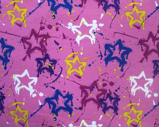 Star Splatter French Terry