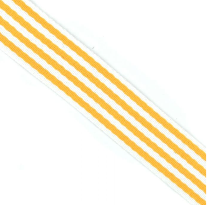 40mm Stripe Webbing Yellow