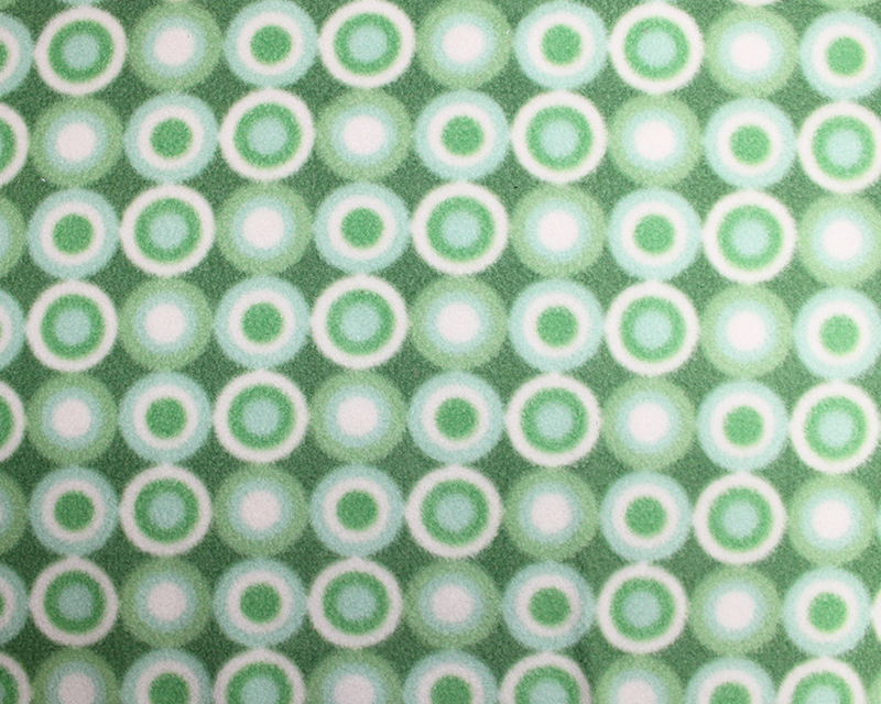 Green Geometric Circle Pattern.