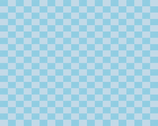 100% cotton, Mix & Match Checkerboard Blender Cotton, Sky