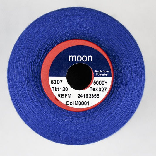 Coats Moon Royal Blue- 5000 yards cones, polyester thread