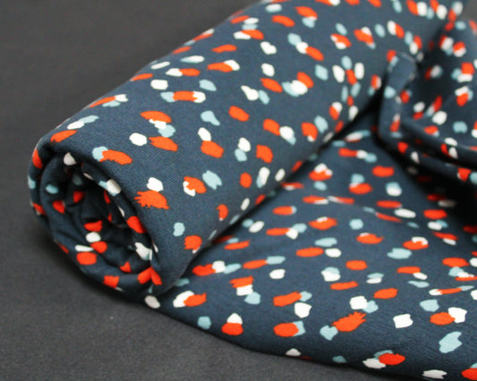 Organic "spots" french terry