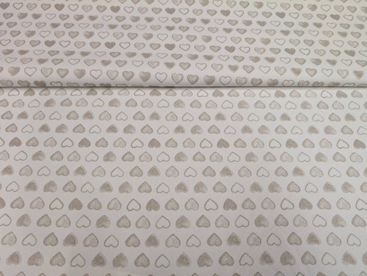 Design: hearts - 80cm piece