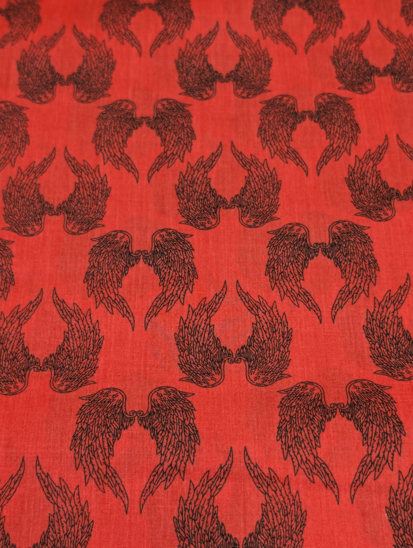 Printed Polycotton Fabric - angel wings