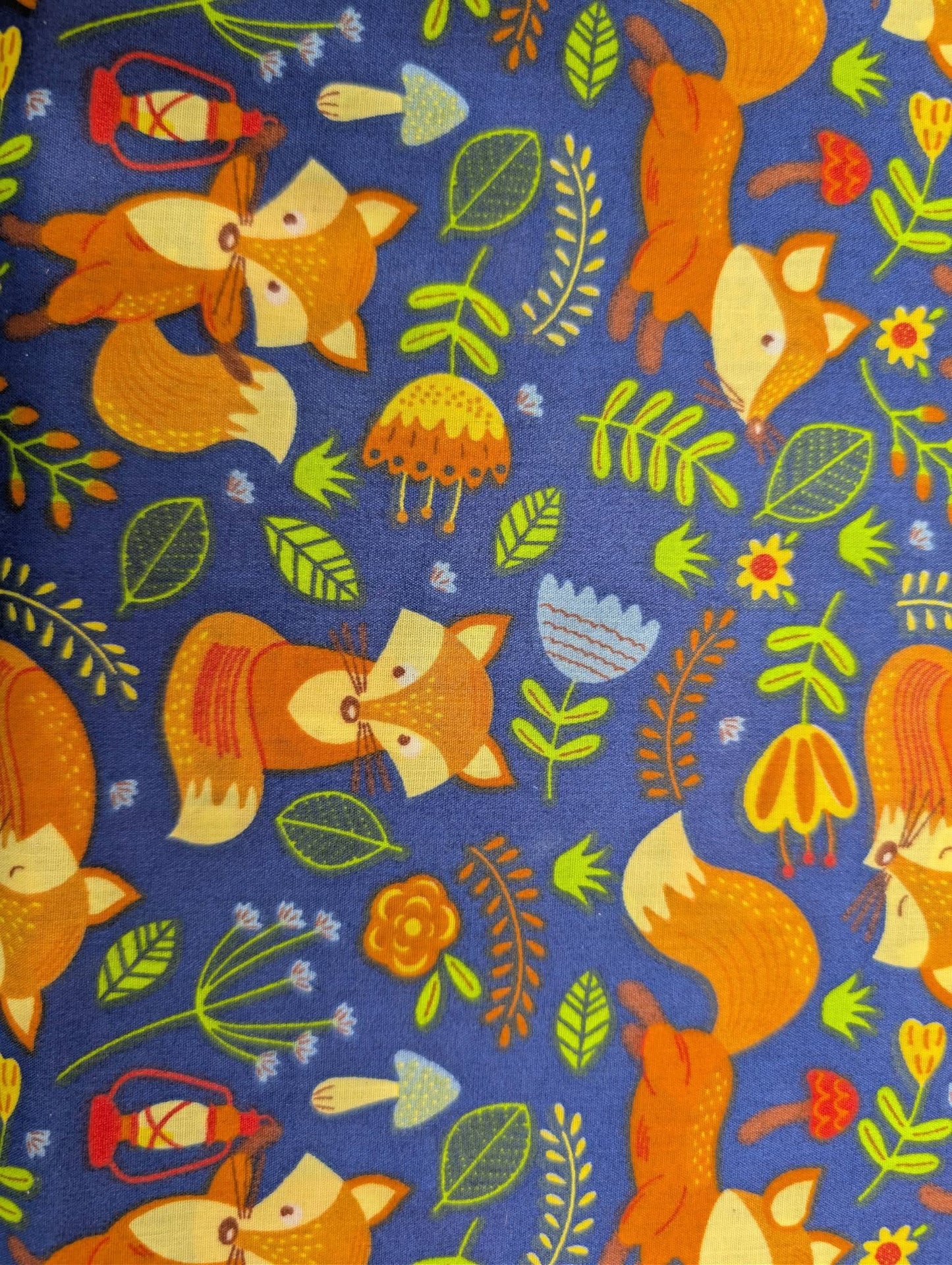 Clever Fox - Poly/Cotton Print 95cm piece