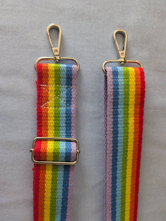 Rainbow bag strap