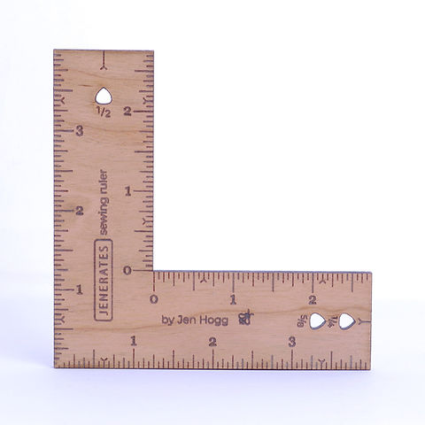 Jenerates Sewing Ruler Imperial/IN