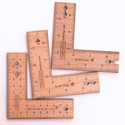Jenerates Sewing Ruler - in metric/centimetres