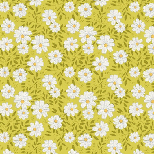 Nutex vintage floral, daisy 100% cotton