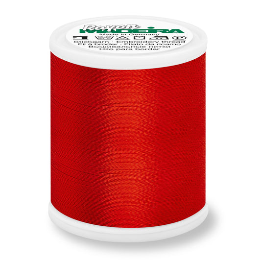 Madeira - Rayon No.40, Col 1039 - 1,000m red embroidery thread