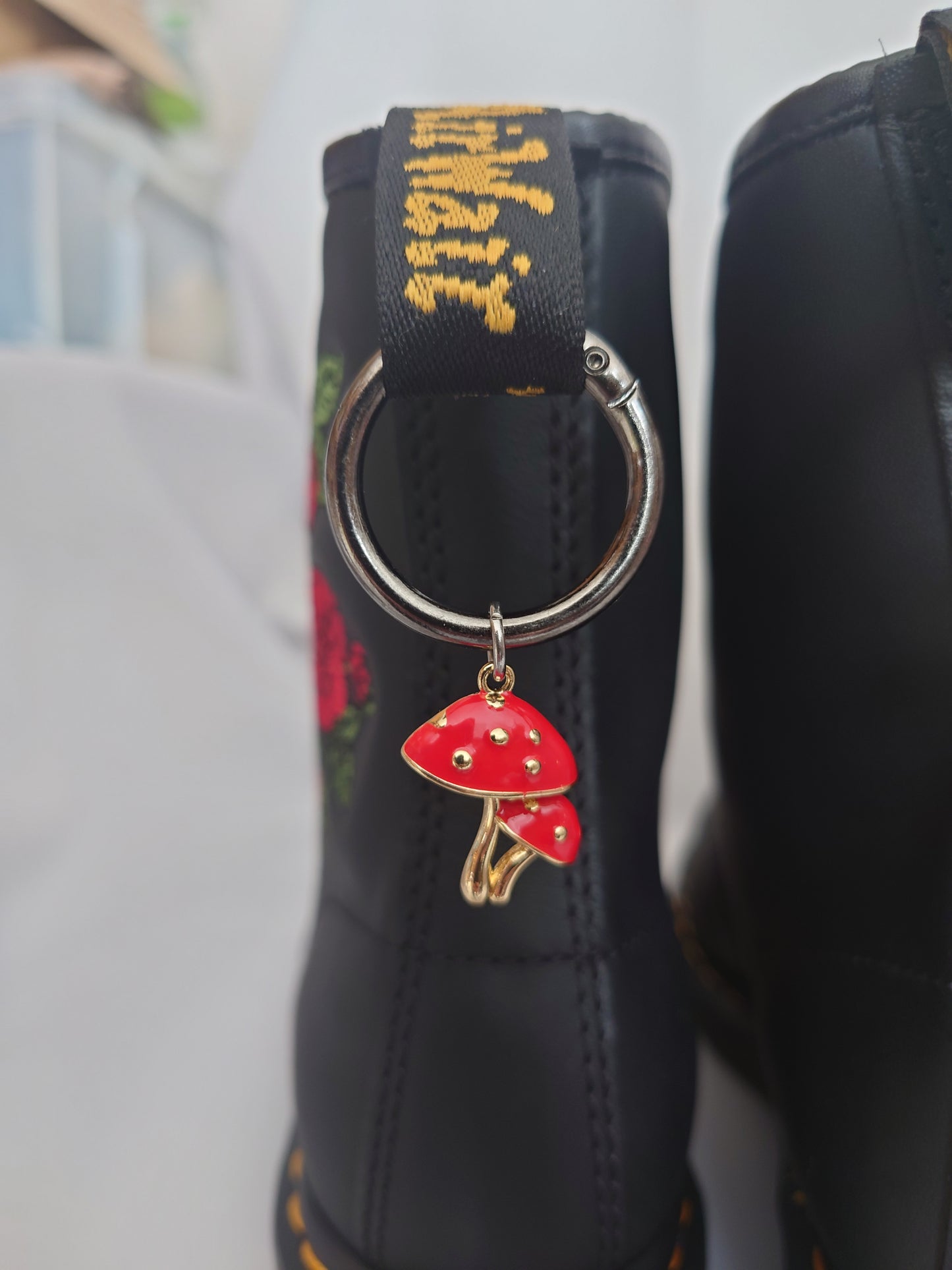 Red Mushroom Boot Charms
