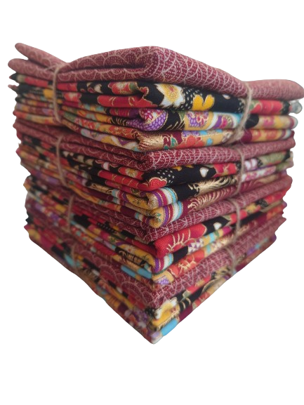 4 x Fat Quarter Japanese Nutex Pack