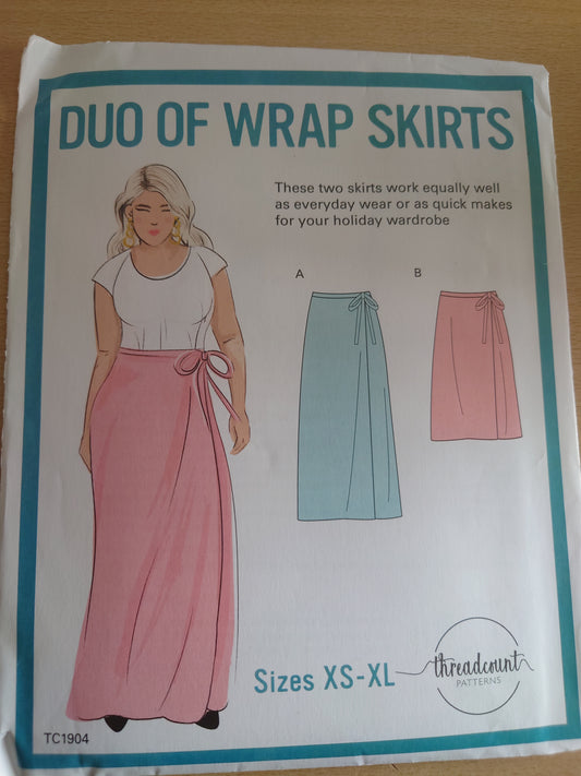 Duo of Wrap skirts