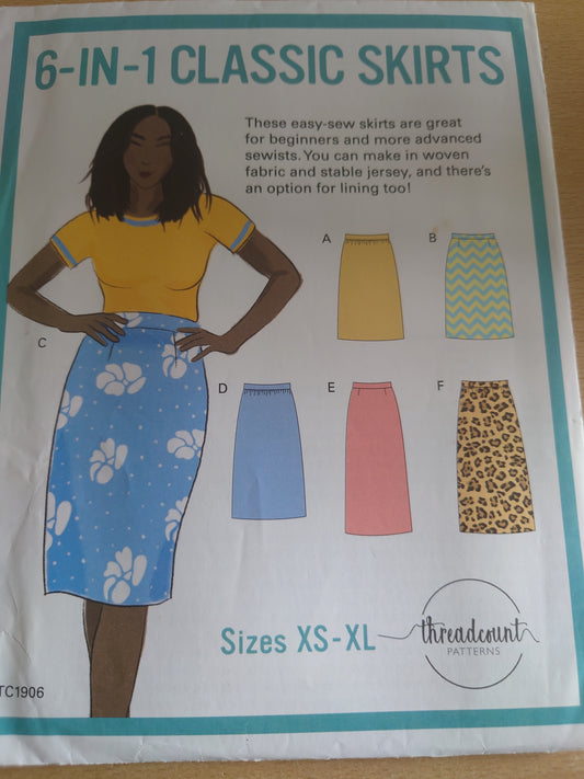 6-in -1 Classic Wrap Skirts