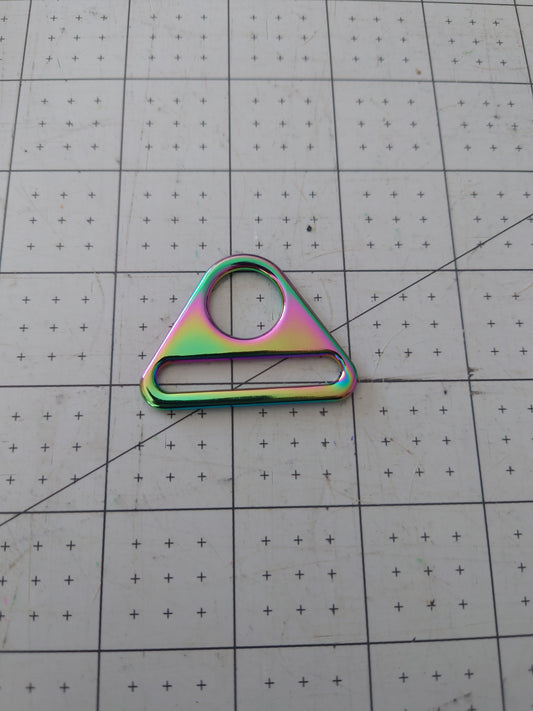 38mm Triangle strap connector - Rainbow x 2