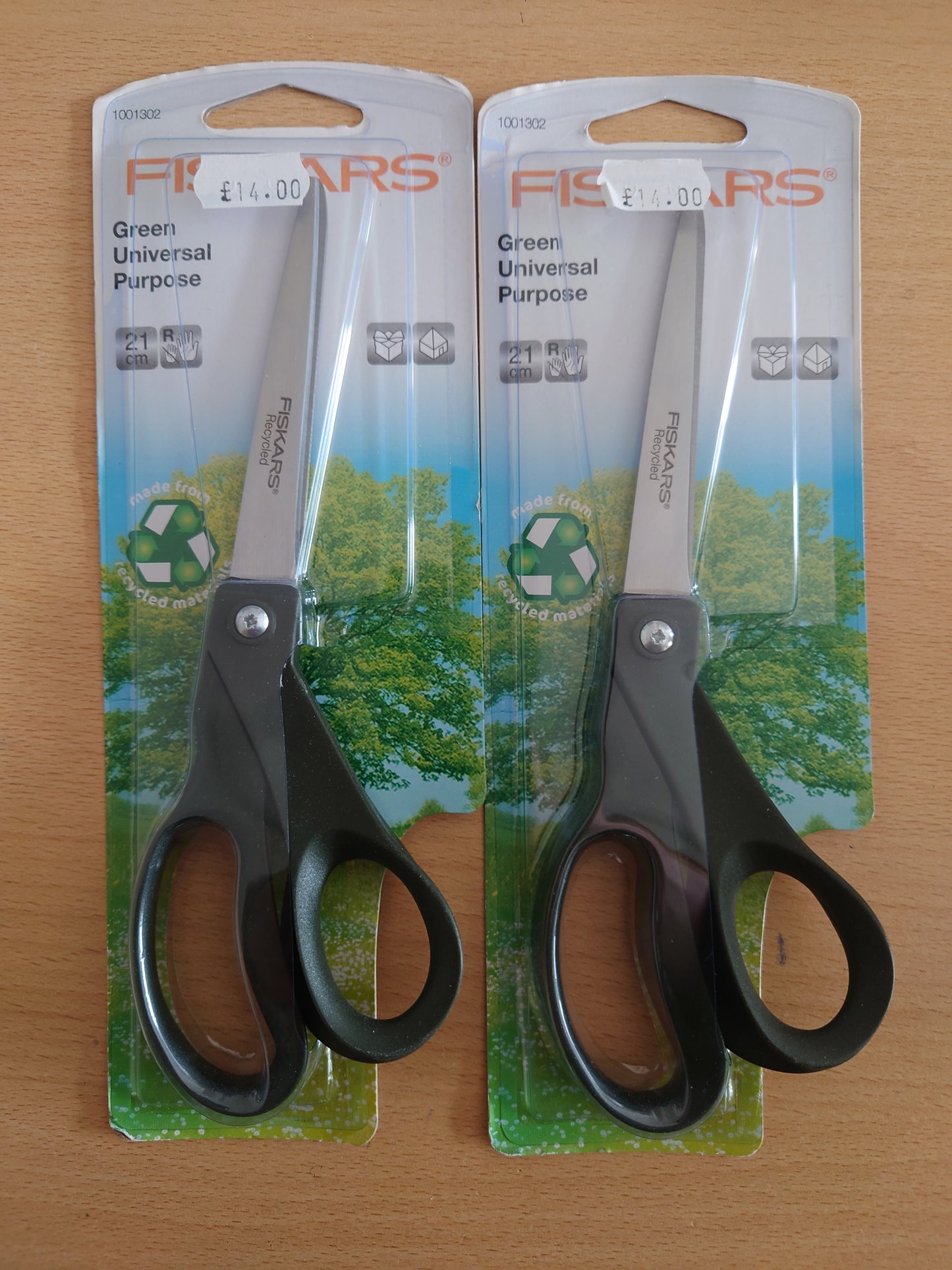 Fiskars Scissors: Universal: Recycled: 21cm