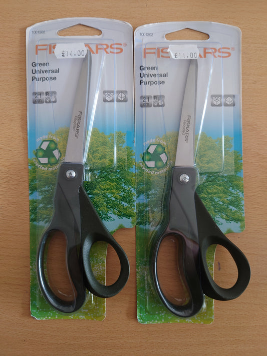 Fiskars Scissors: Universal: Recycled: 21cm