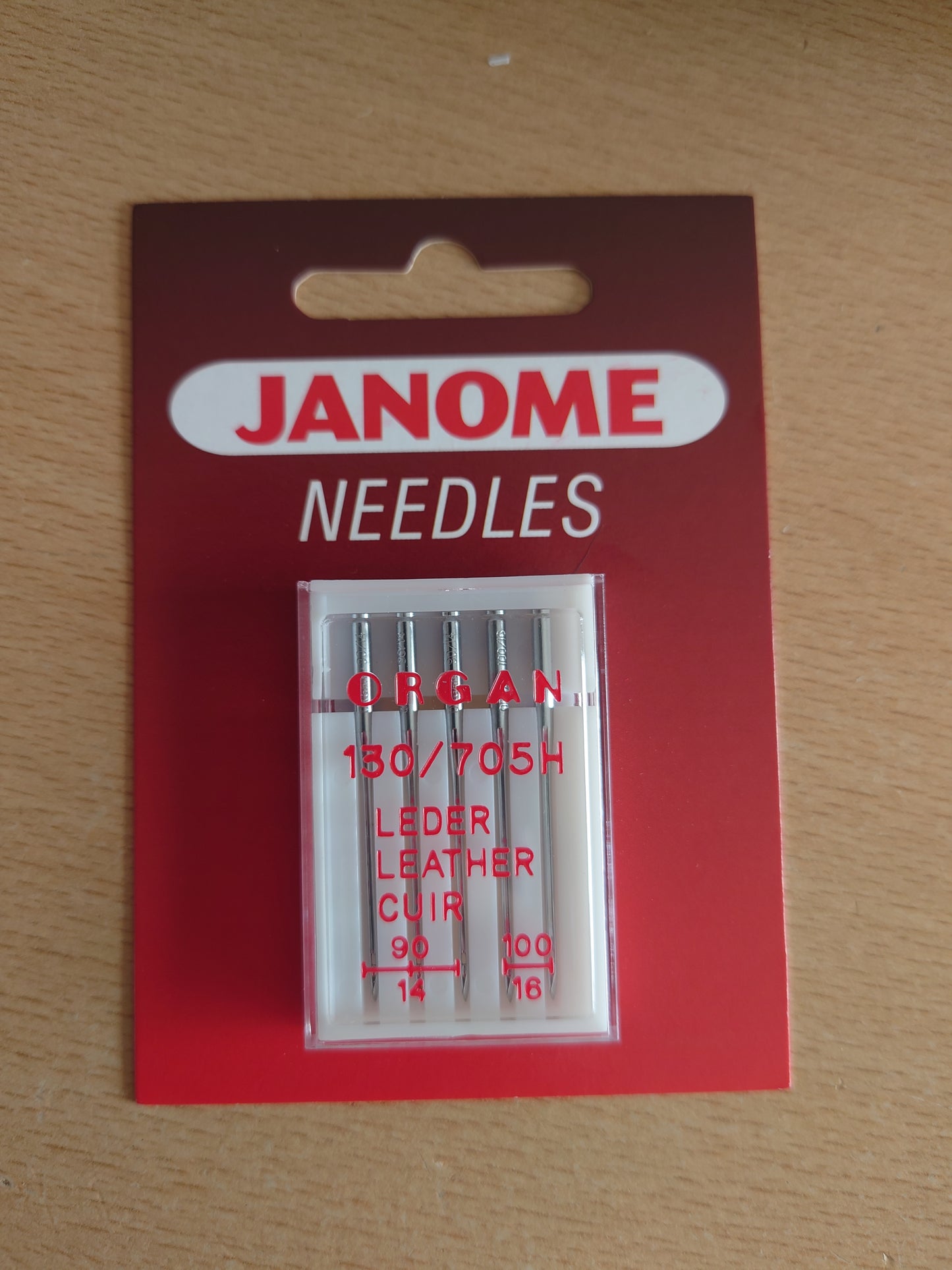 Janome Leather Machine Needles