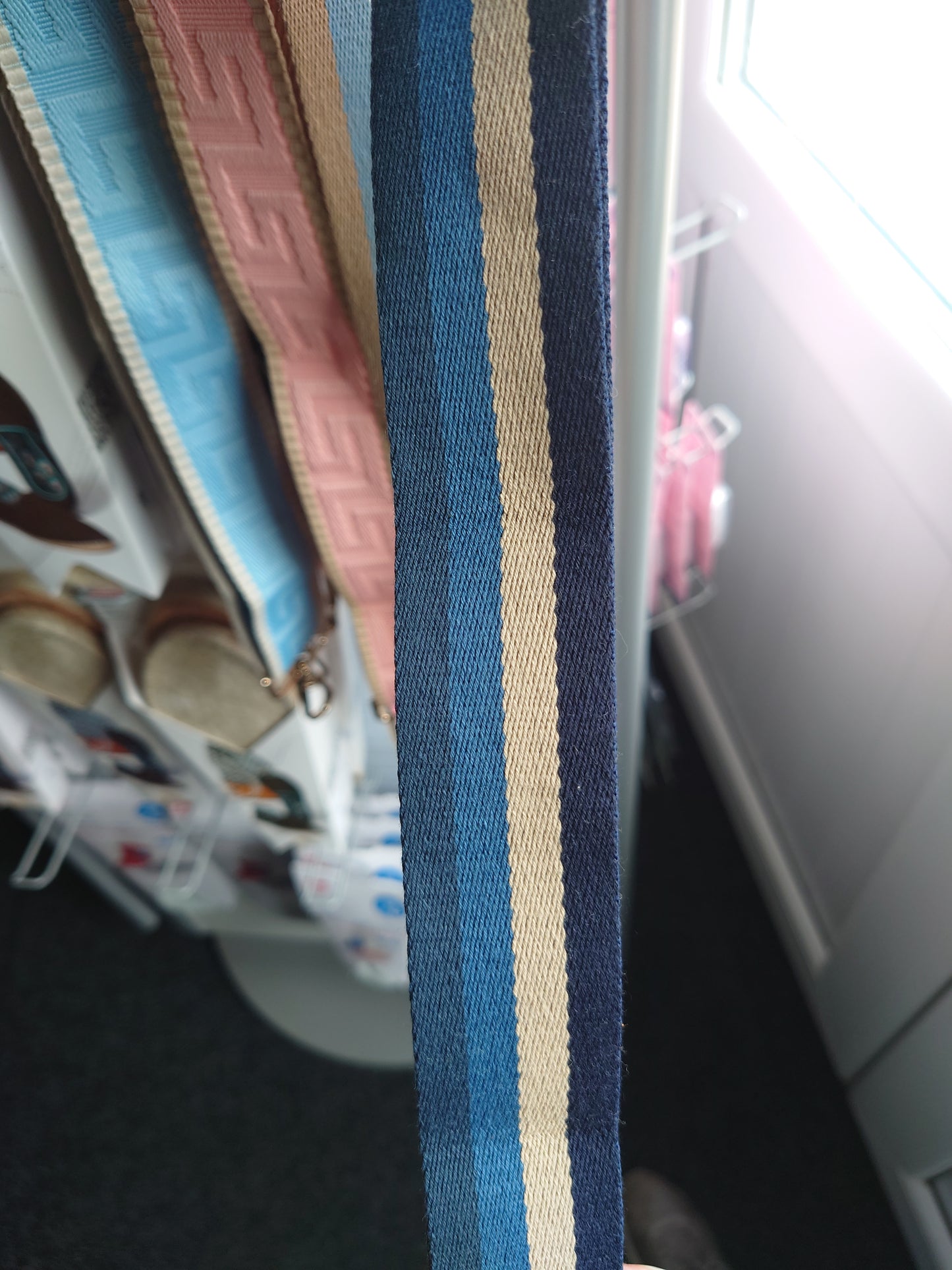 Stripe bag strap