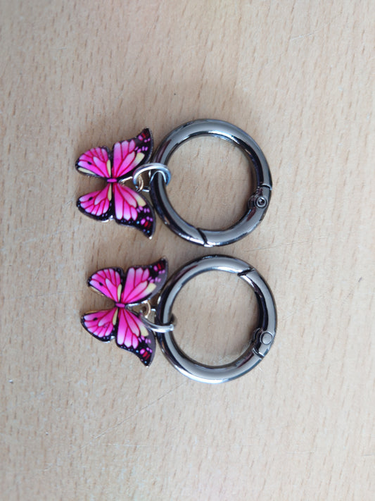 Punk Butterfly Boot Charms