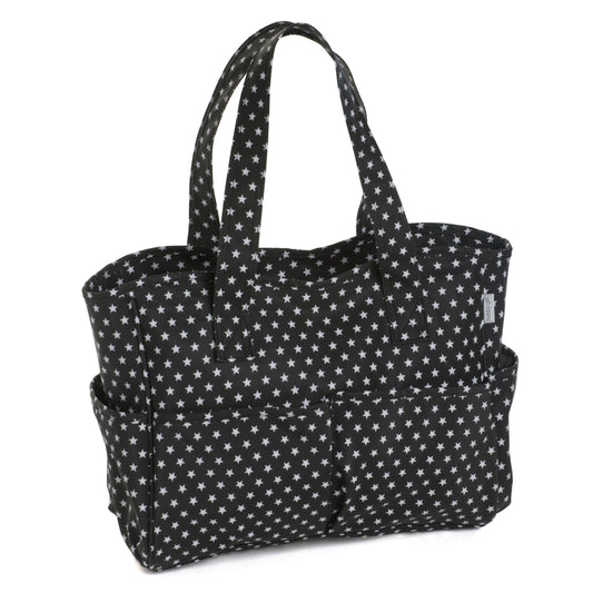 Craft Bag: Matt PVC: Black Star