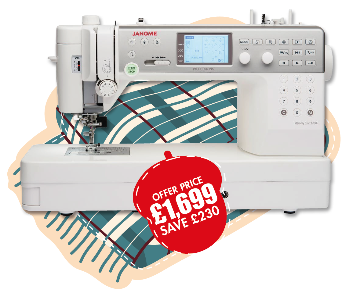 Janome Memory Craft 6700P Sewing Machine