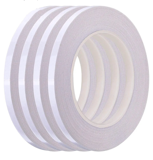 Double sided wash away tape