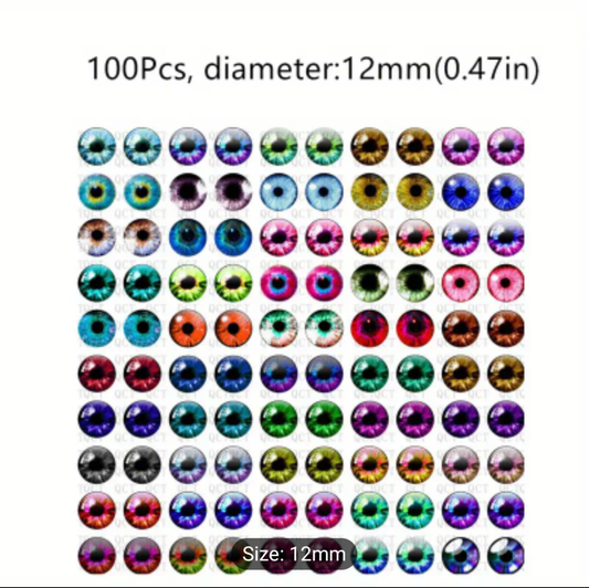 12mm resin eyes