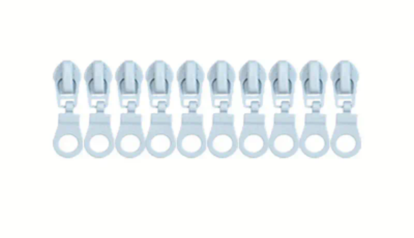 Zip Light Blue #5 doughnut Zip Slider