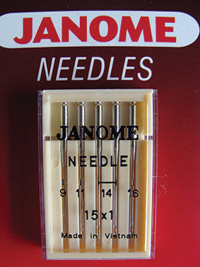 Janome Standard Needles - UK Assorted - 9,11,14 and 16