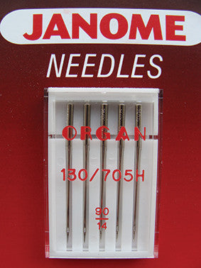Janome Standard Needles UK Size 14 Metric Size 90