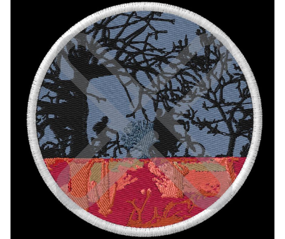 Upside Down Patch Machine Embroidery File