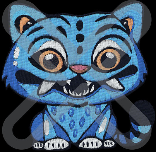 K-pop Tiger Fan Art Embroidery File