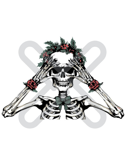 Christmas Skeleton Embroidery File