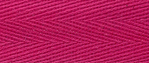 fuchsia – 10mm herringbone webbing, 100% cotton