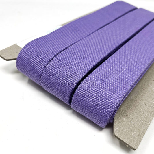 38mm cotton mix webbing lilac