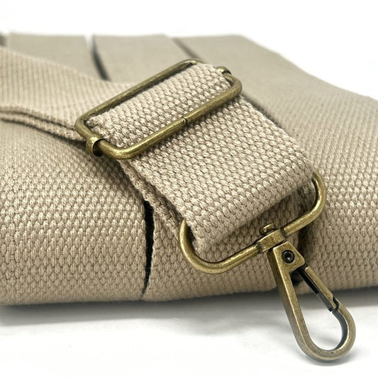 38mm cotton mix webbing stone