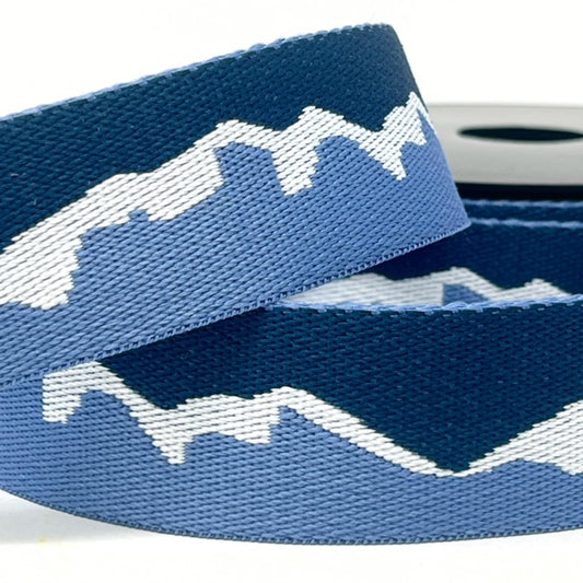 40mm wide mountain design webbing