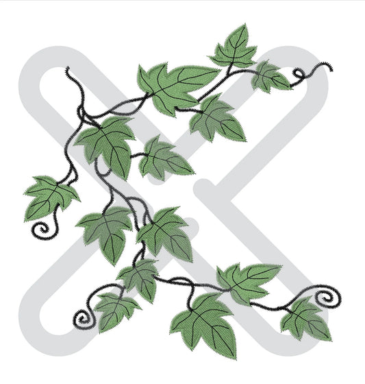 Ivy Vine Machine Embroidery File