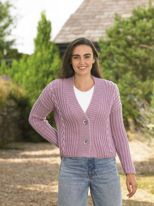 JB751 Knitting Cardigan Pattern - James C Brett