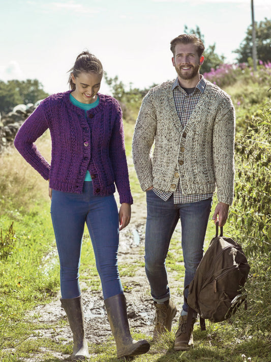 JB754 Knitting Cardigan Pattern - James C Brett